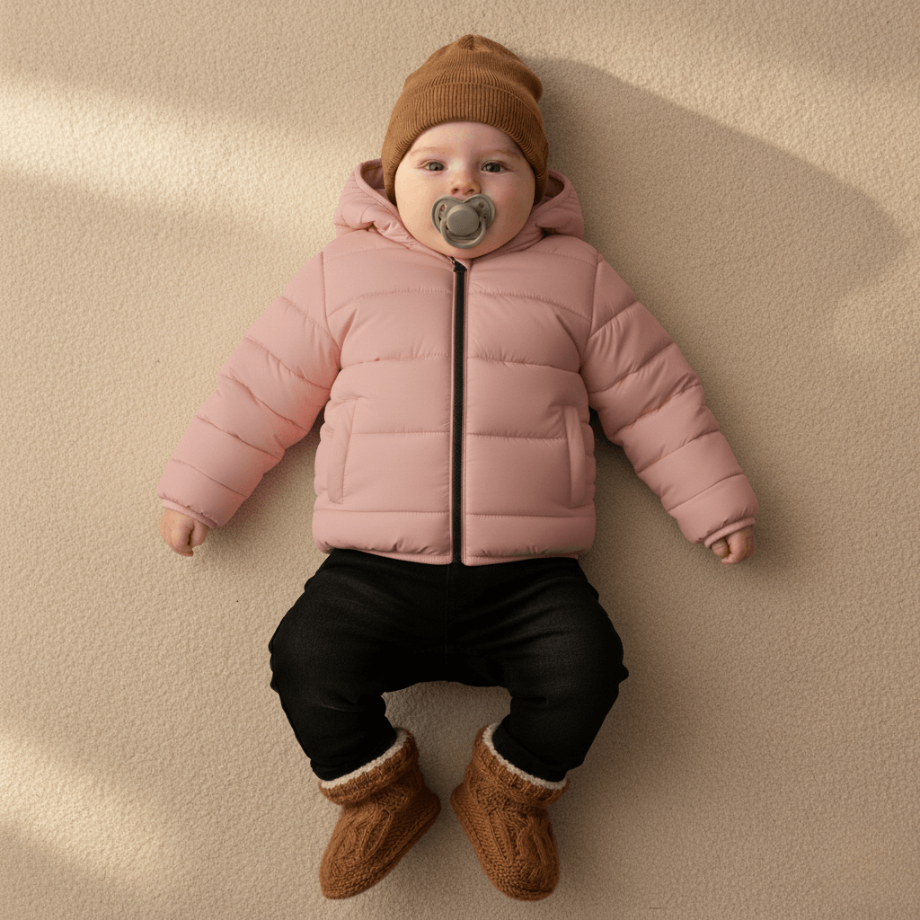 Kid's High Quality Premium Padding Jacket - Toddler Solid Pink