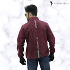 Premium Biker Windbreaker for Men’s - Windy Maroon