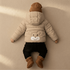 Outwear Bear face Toddler Jacket Begie