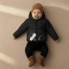 Kid's High Quality Premium Padding Jacket - Toddler Bearface Black