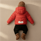 Kid's High Quality Premium Padding Jacket - Toddler Bearface Red