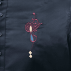 Outerwear Premium Embroidery Panjabi-AlCALLIGRAPHY PUNJABI-TROPICAL SUITING TWILL FABRIC A11Saber (Copy) (Copy)