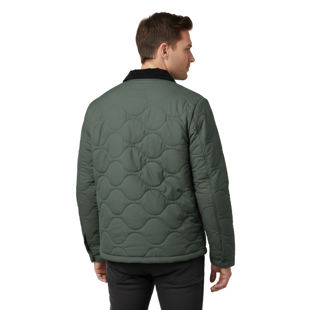 Men's Stylish Premium Padded Jacket Dew Green
