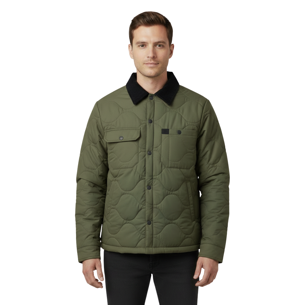 Men's Stylish Premium Padded Jacket Dew Olive