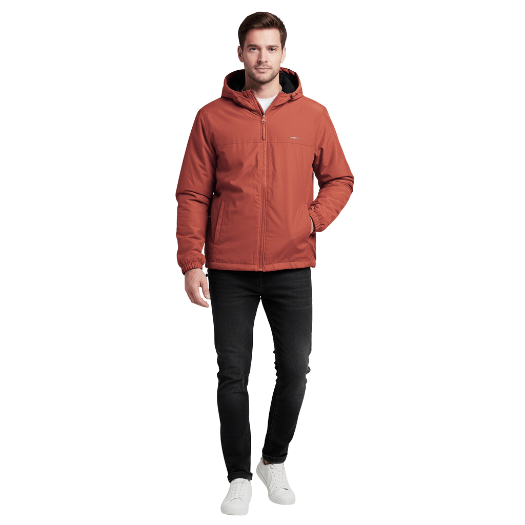 Men's Premium Original jacket with Hoddie Bench Orange Paprika