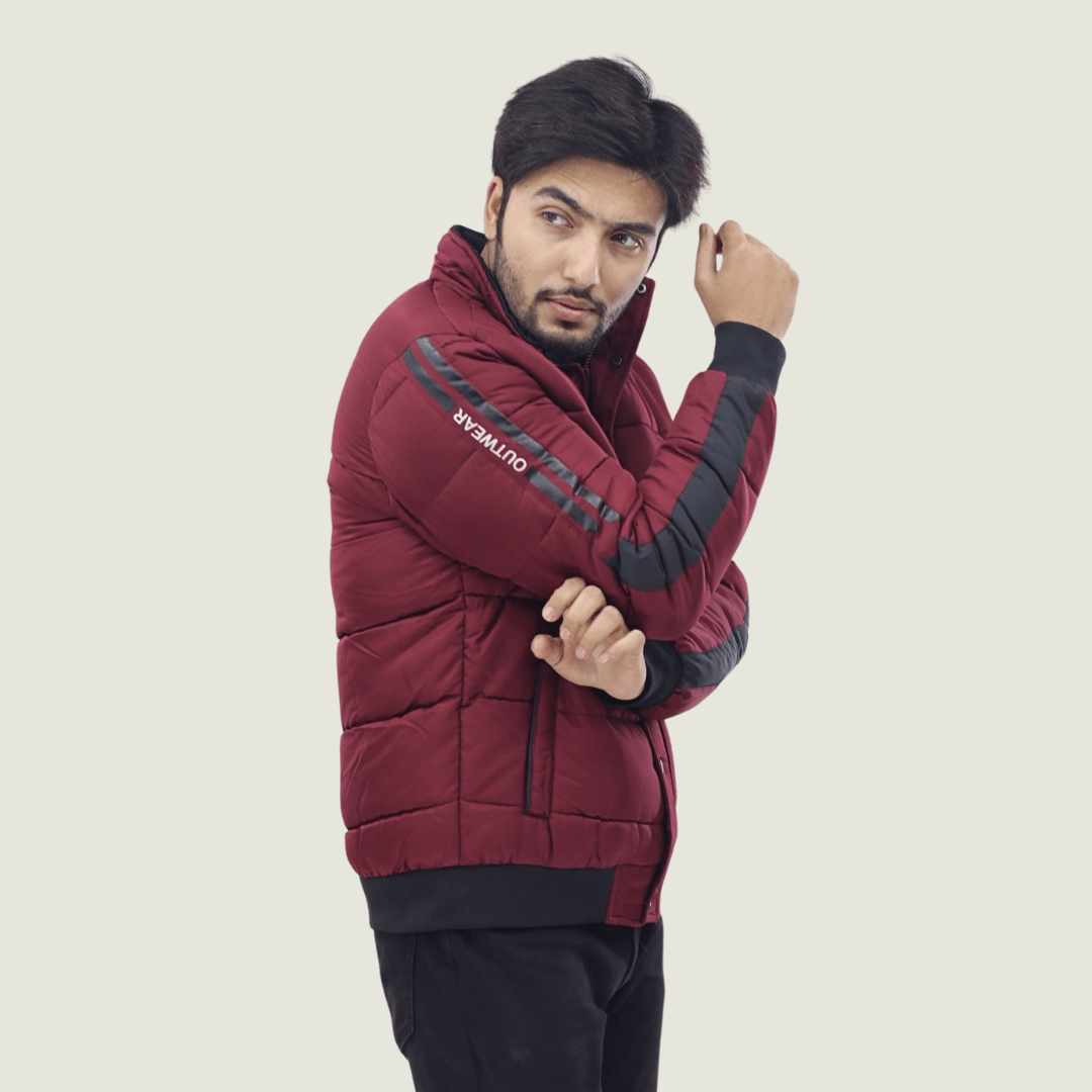 Men’s High Quality Premium light Weight Jacket- Maroon ERM