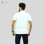 Outwear Single Jersey Knitted Cotton Polo - A1 White