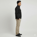 Exclusive Men's Premium Stylish jacket Top - Black