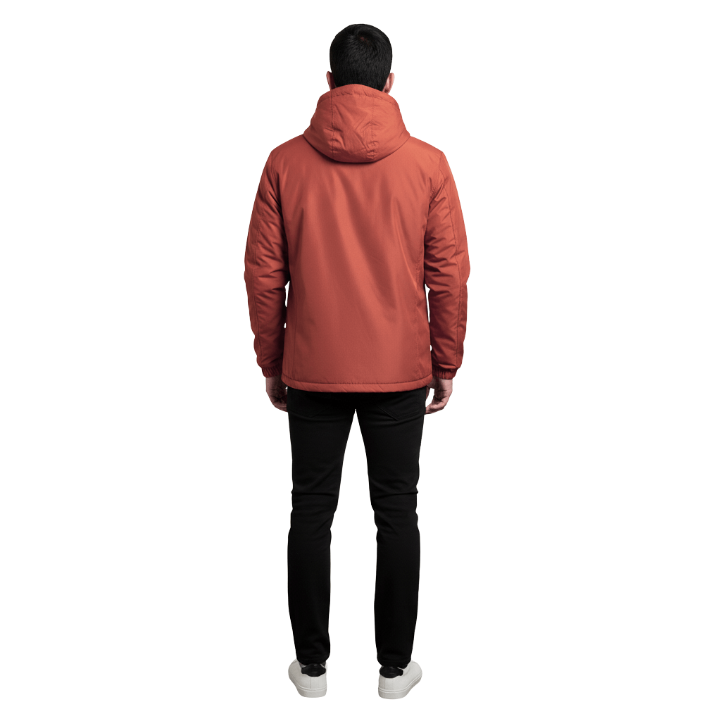Men's Premium Original jacket with Hoddie Bench Orange Paprika