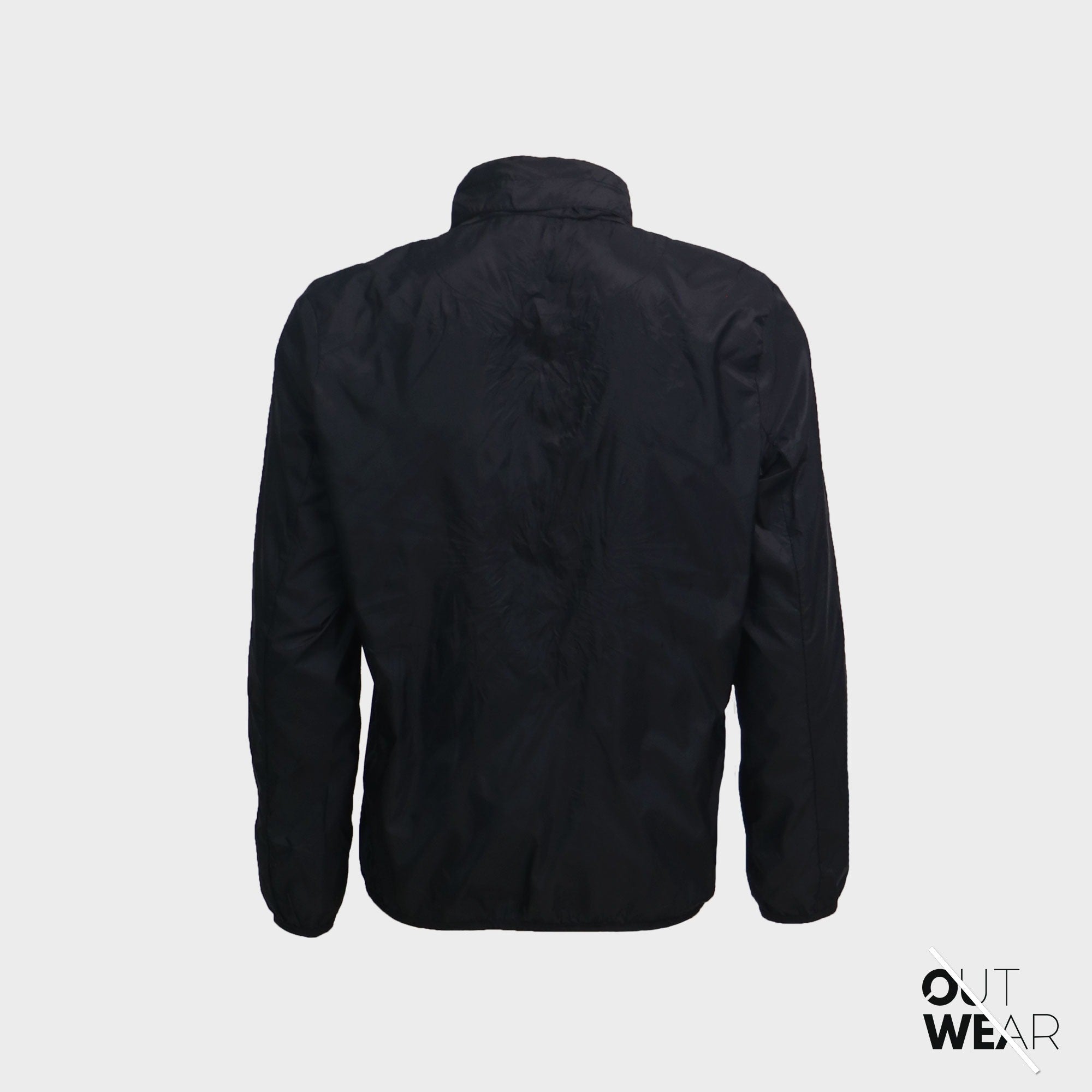 Windbreaker Travel Jacket with Portable Bag-Black