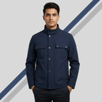Exclusive Men's Premium Stylish jacket Top - Navy