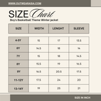 Boy's Basketball Theme Winter jacket