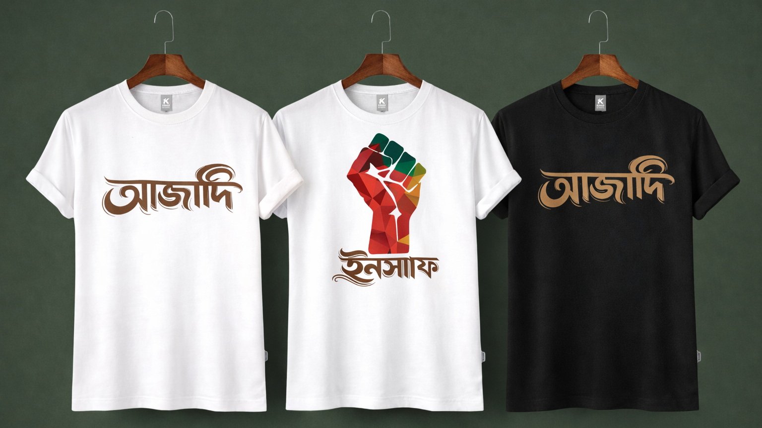 Ajadi | Insaaf – T-Shirt Combo