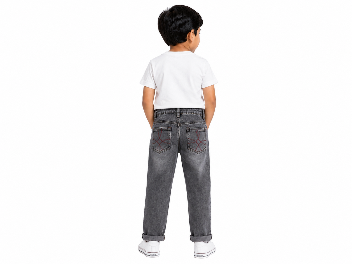 Boys Grey Denim Jeans