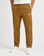Men’s Casual Drawstring Pant Combo Pack – Navy Blue & Mustard Brown