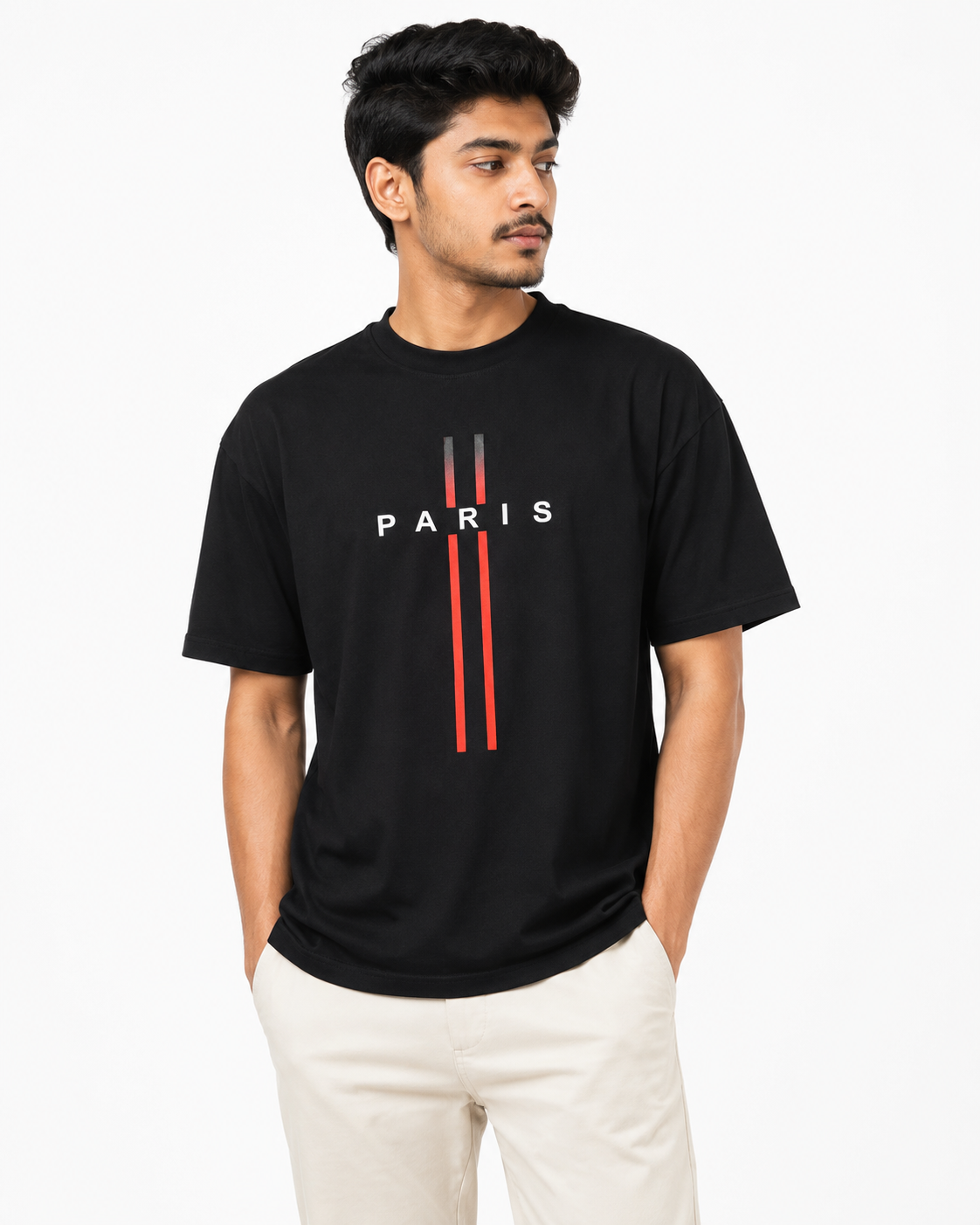 Paris Drop-Shoulder T-Shirt