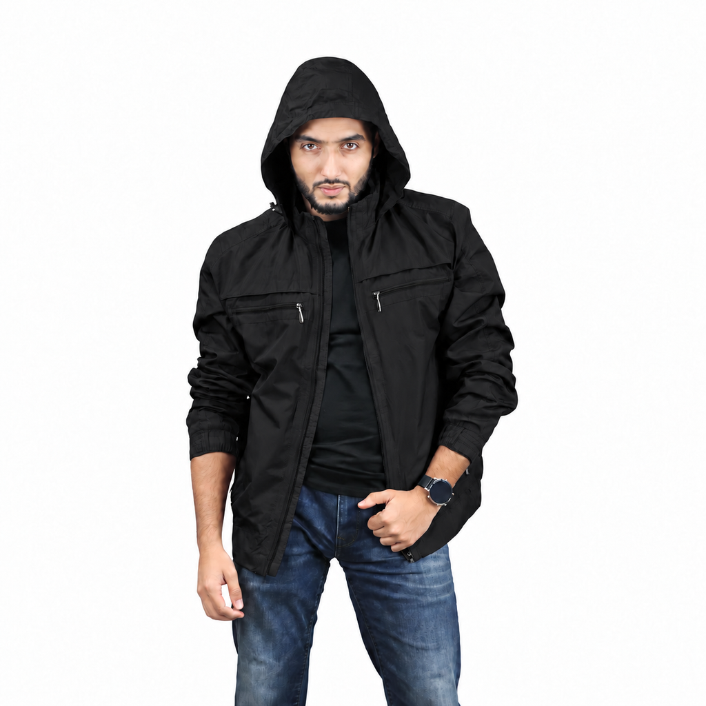 Exclusive Men’s New Lightweight Winter Jacket- Katar- Black