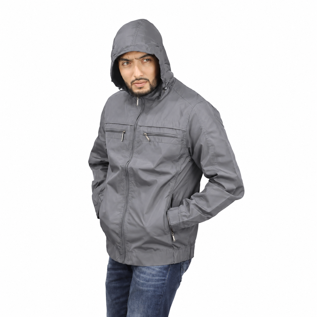 Exclusive Men’s New Lightweight Winter Jacket -Katar-Grey