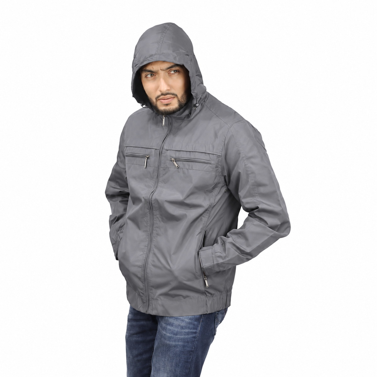 Exclusive Men’s New Lightweight Winter Jacket -Katar-Grey
