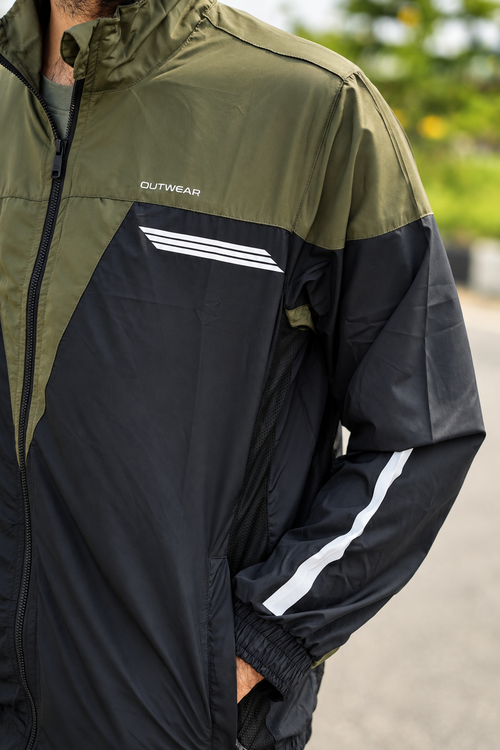 Biker Windbreaker Typhoon -Olive
