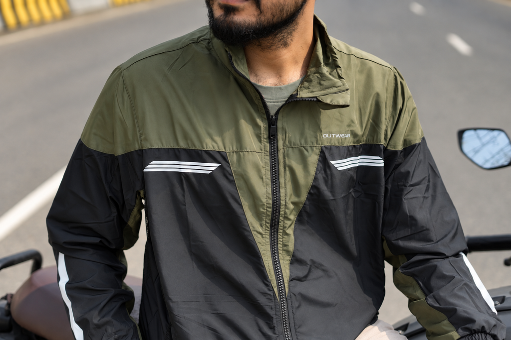 Biker Windbreaker Typhoon -Olive