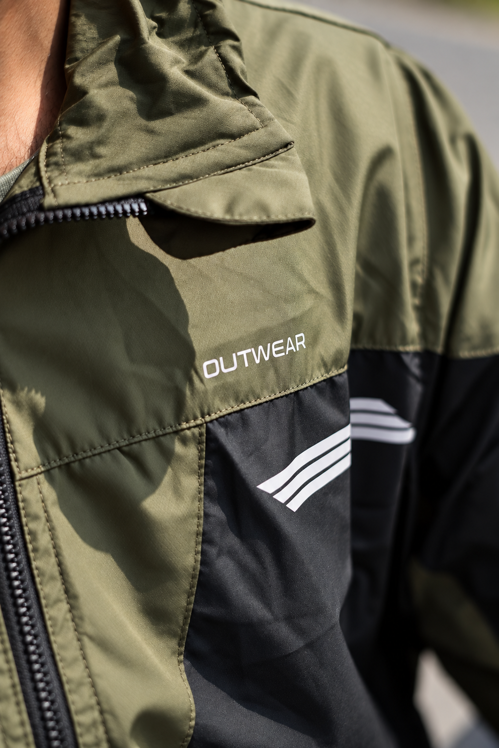 Biker Windbreaker Typhoon -Olive