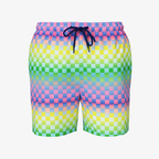 Outwear- Shorts For Men's Swimwear Square Print