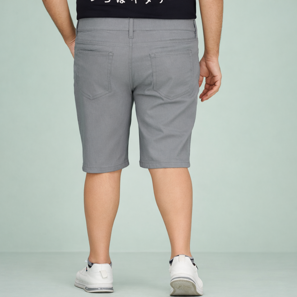 Men’s Classic Olive Cotton Chino Shorts – Slim Fit Casual Summer Shorts