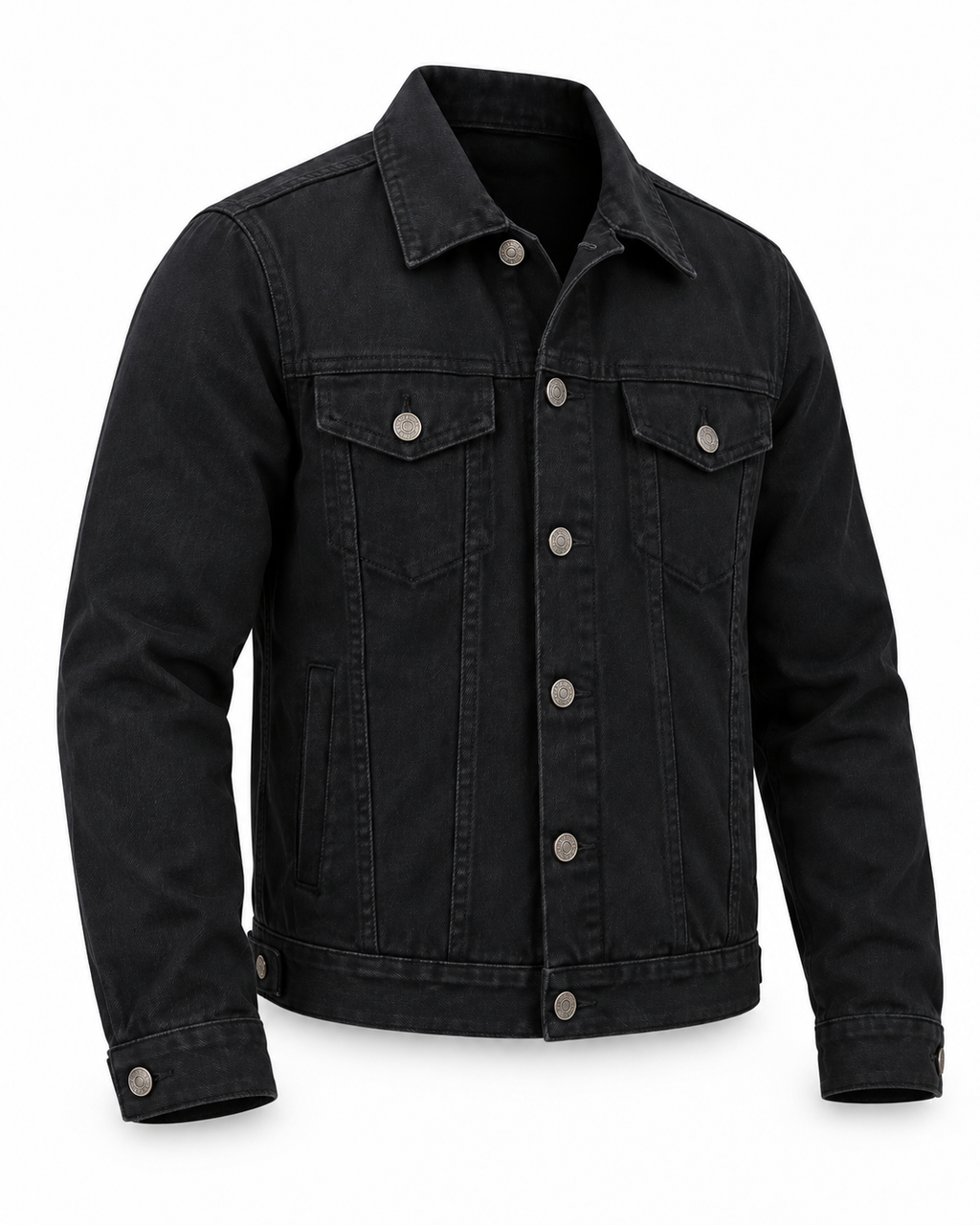 Men’s Luxurious Denim jacket – Black