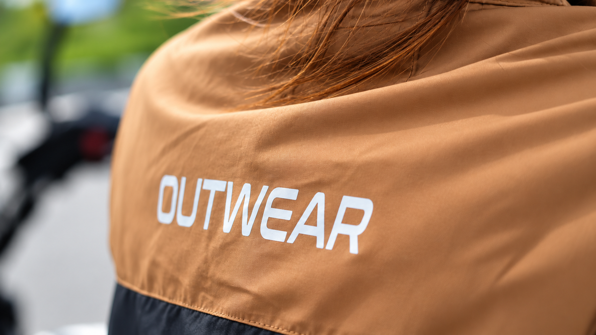 Biker Windbreaker Typhoon -Camel Brown