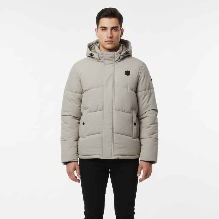 𝐈𝐧𝐝𝐢𝐜𝐨𝐝𝐞 𝐁𝐞𝐢𝐠𝐞 — 𝐒𝐭𝐲𝐥𝐢𝐬𝐡 𝐖𝐢𝐧𝐭𝐞𝐫 𝐉𝐚𝐜𝐤𝐞𝐭 𝐟𝐨𝐫 𝟎°𝐂 𝐖𝐞𝐚𝐭𝐡𝐞𝐫