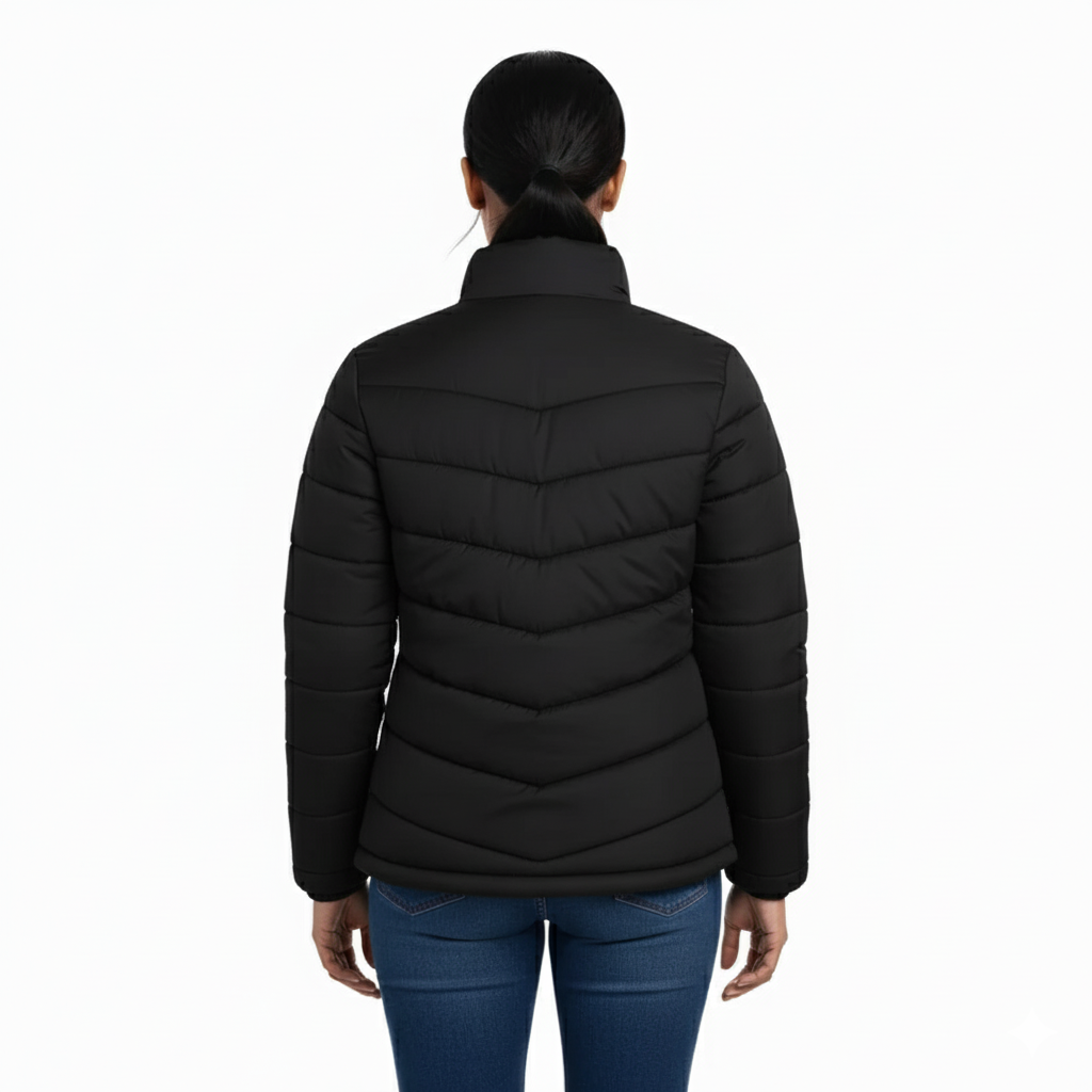 Ladies Premium Padded Jacket PMPL - Black