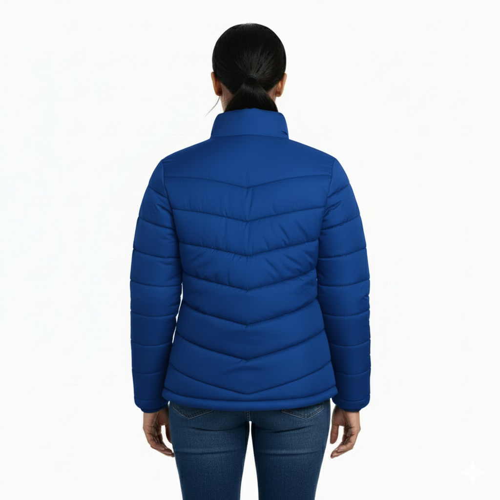 Ladies Premium Padded Jacket PMPL - Blue