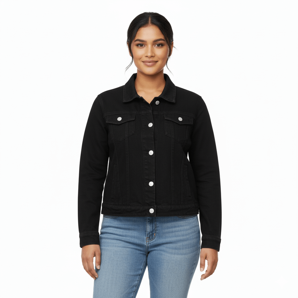 High-Quality Premium Ladies Denim Jacket- Phythen