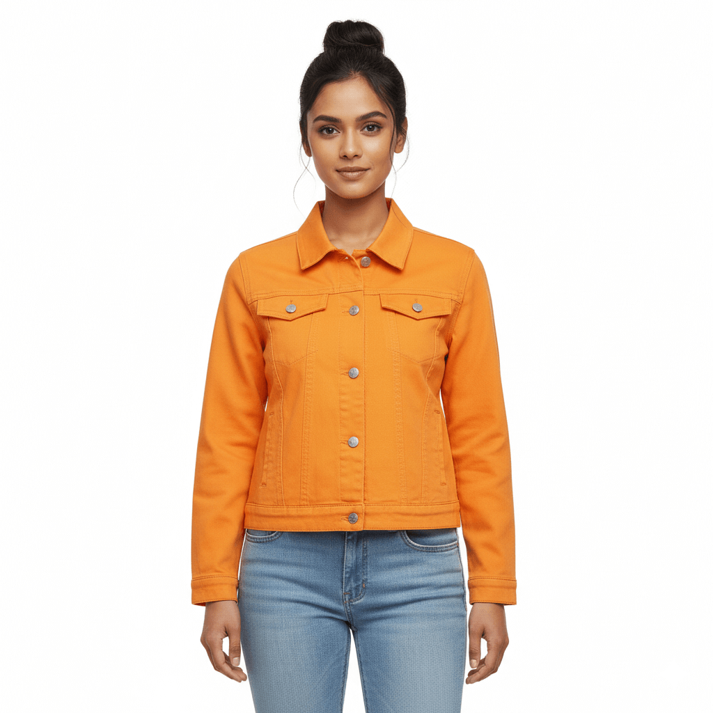 High-Quality Premium Ladies Denim Jacket- Phythen