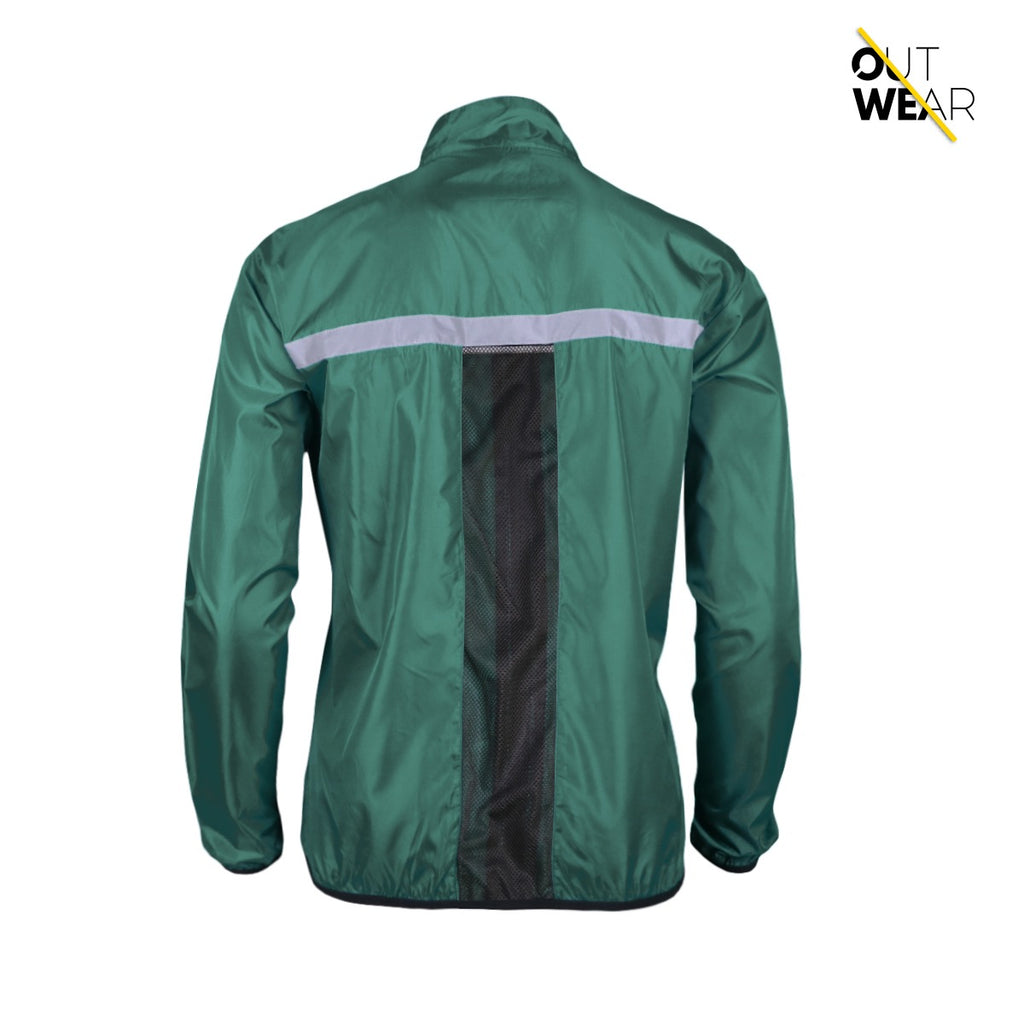 Biker Windbreaker for Men's-Bottle Green