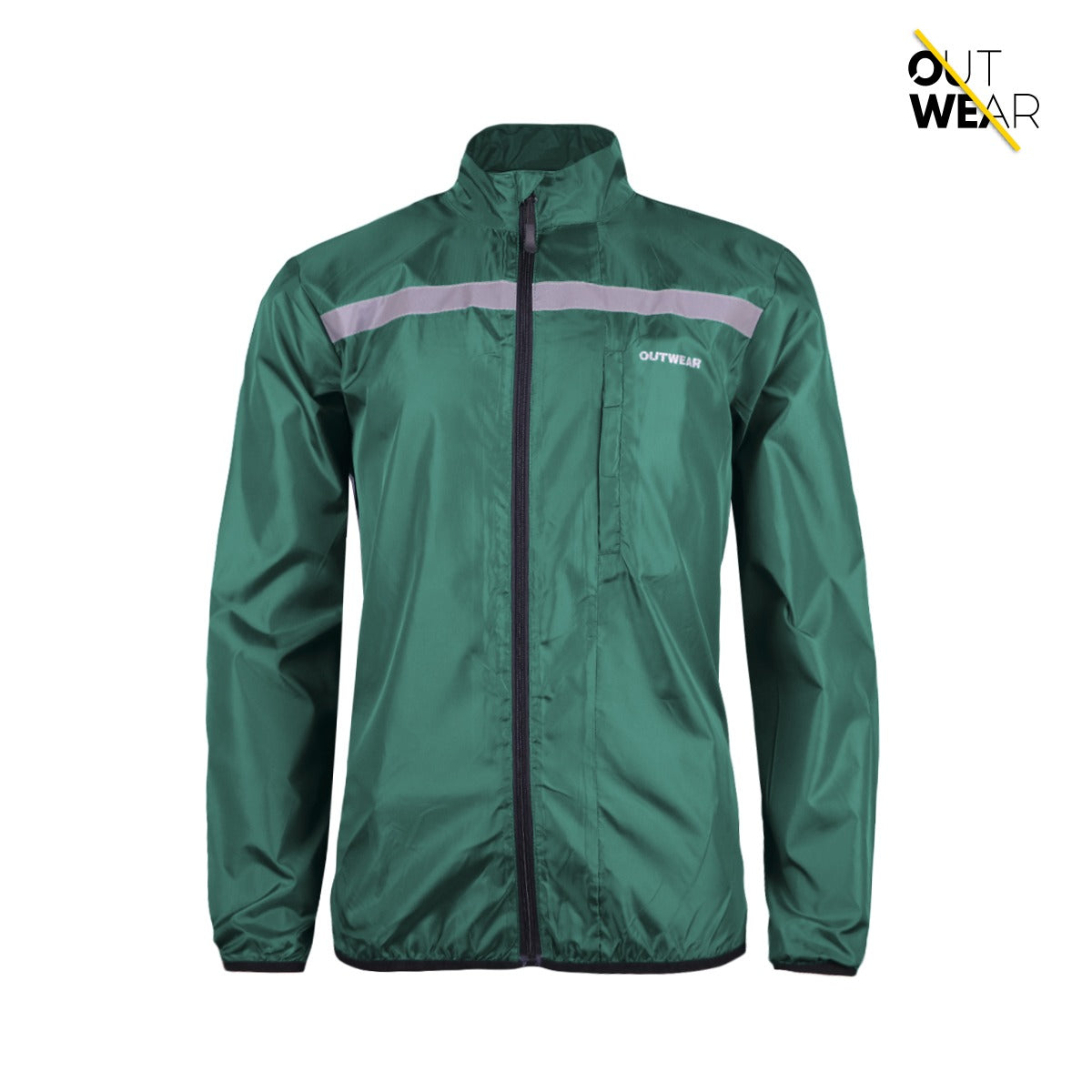 Biker Windbreaker for Men's-Bottle Green