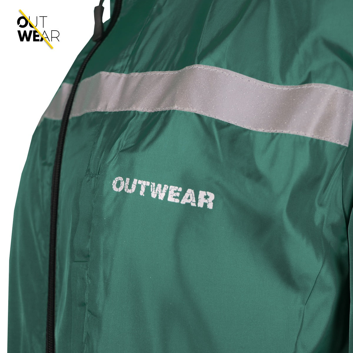 Biker Windbreaker for Men's-Bottle Green
