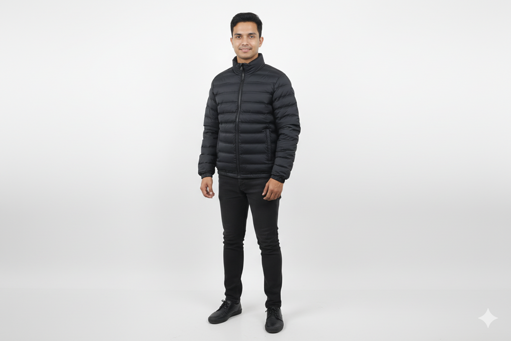 𝐈𝐧𝐝𝐢𝐜𝐨𝐝𝐞 𝐁𝐥𝐚𝐜𝐤 — 𝐋𝐢𝐠𝐡𝐭𝐰𝐞𝐢𝐠𝐡𝐭 𝐖𝐢𝐧𝐭𝐞𝐫 𝐏𝐮𝐟𝐟𝐞𝐫 𝐉𝐚𝐜𝐤𝐞𝐭