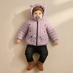 Kid's High Quality Premium Padding Jacket - Toddler Cat face 1