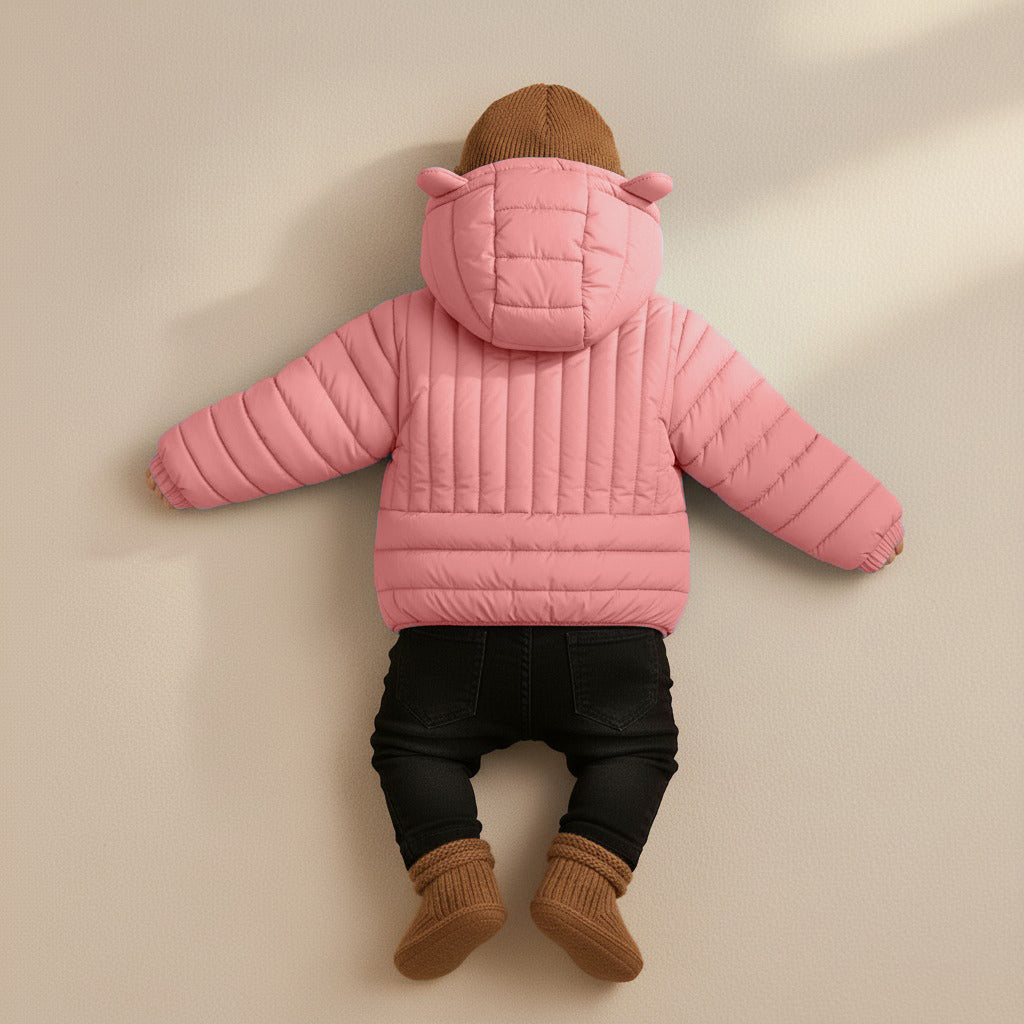 Kid's High Quality Premium Padding Jacket - Toddler Cat face