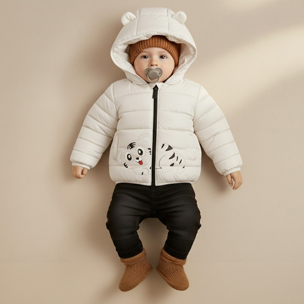 Kid's High Quality Premium Padding Jacket - Toddler Cat face 1