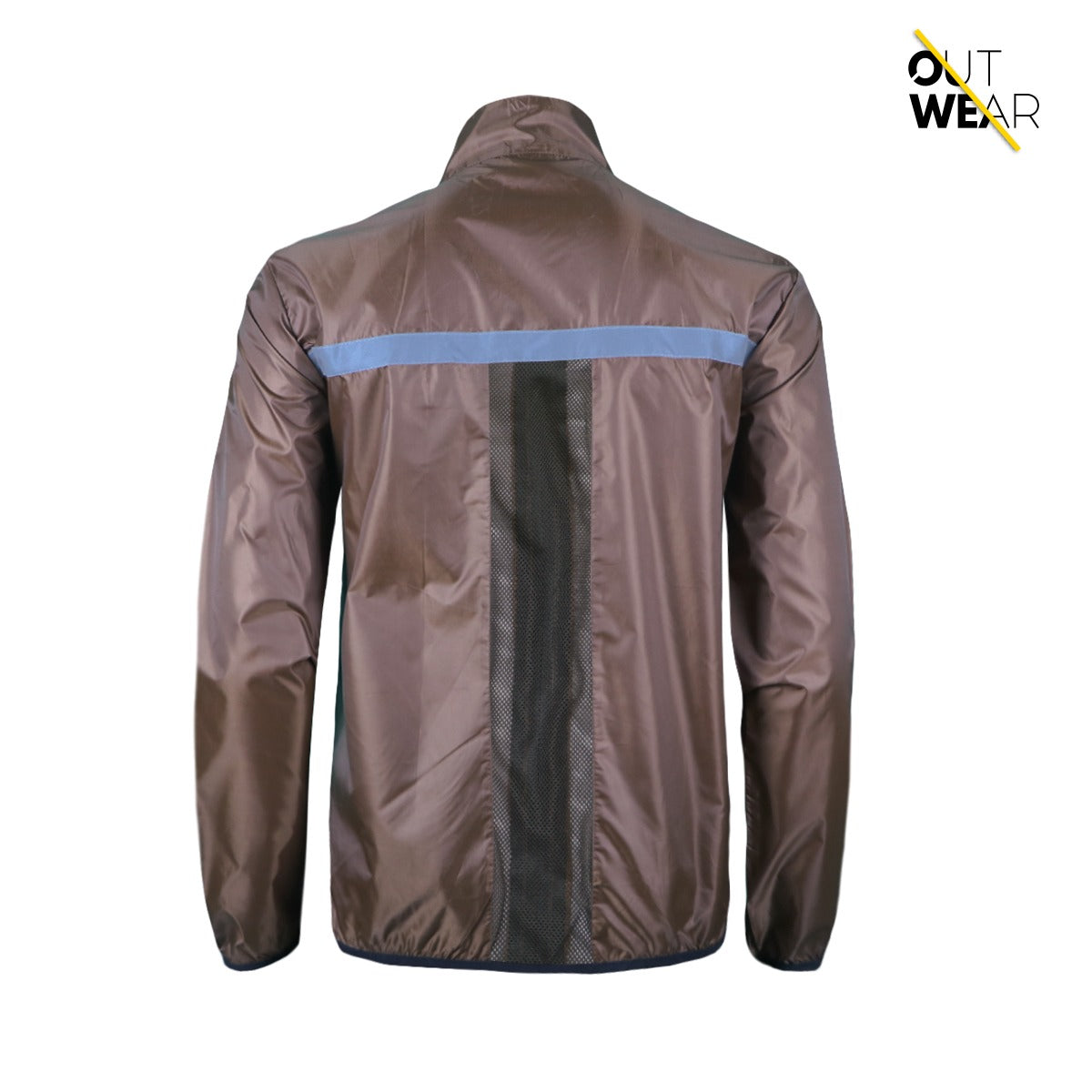 Biker Windbreaker for Men's-Coffee