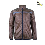 Biker Windbreaker for Men's-Coffee