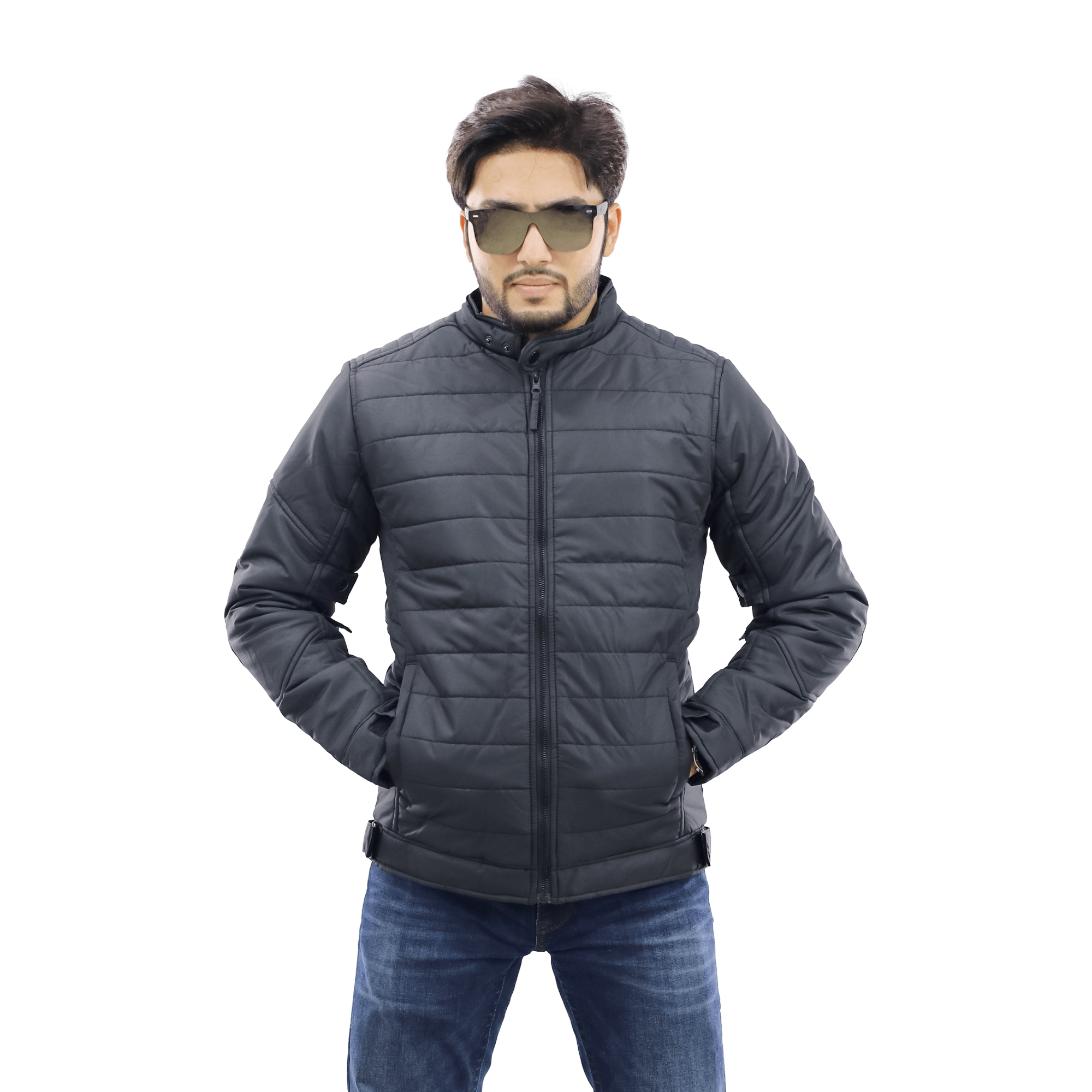 Men’s Stylish Jacket winter Biker Jacket- Justin Black