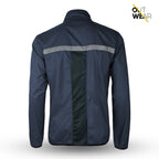 Biker Windbreaker for Men's-Dark Navy Blue