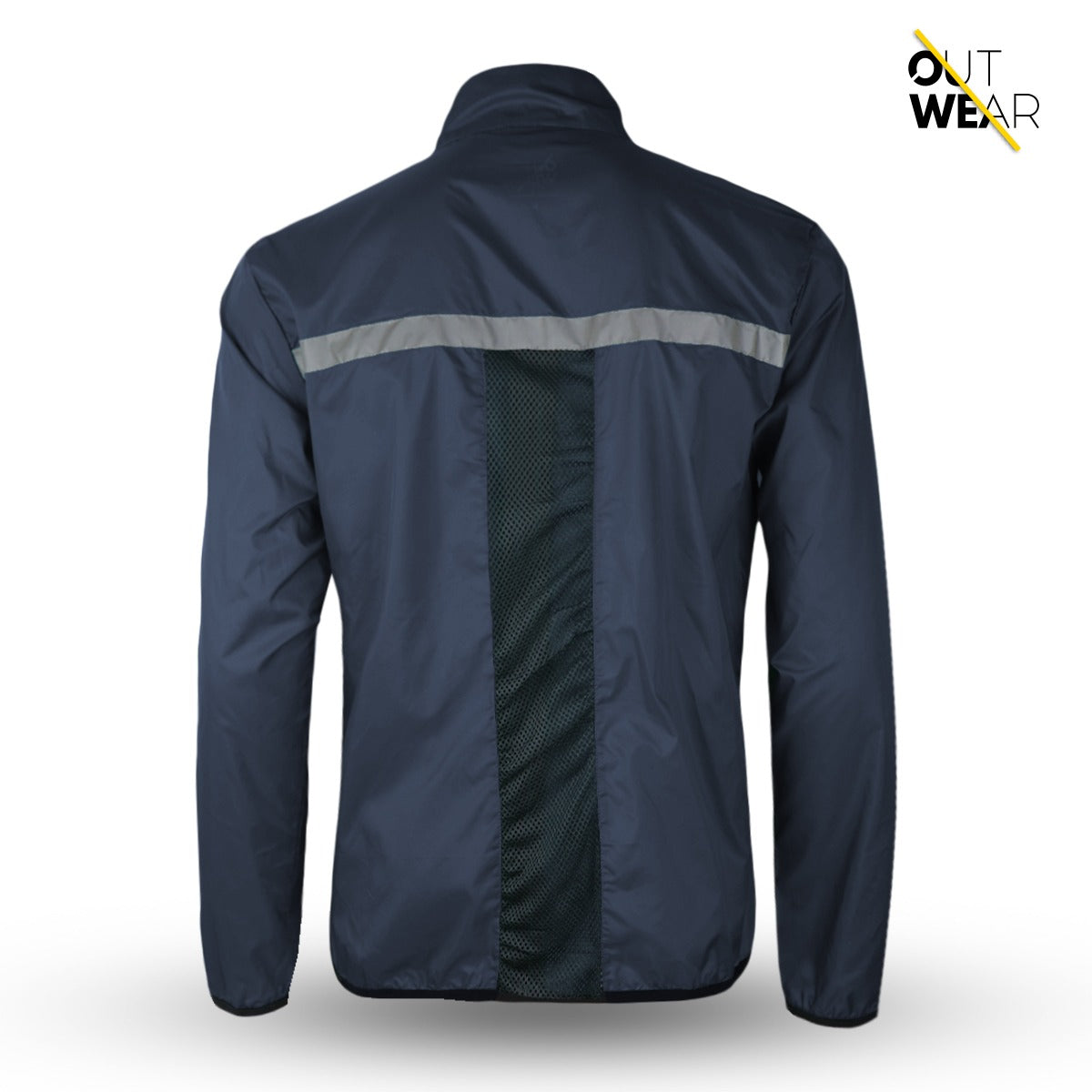 Biker Windbreaker for Men's-Dark Navy Blue