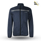 Biker Windbreaker for Men's-Dark Navy Blue