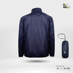 Windbreaker Travel Jacket with Portable Bag-Dark Navy