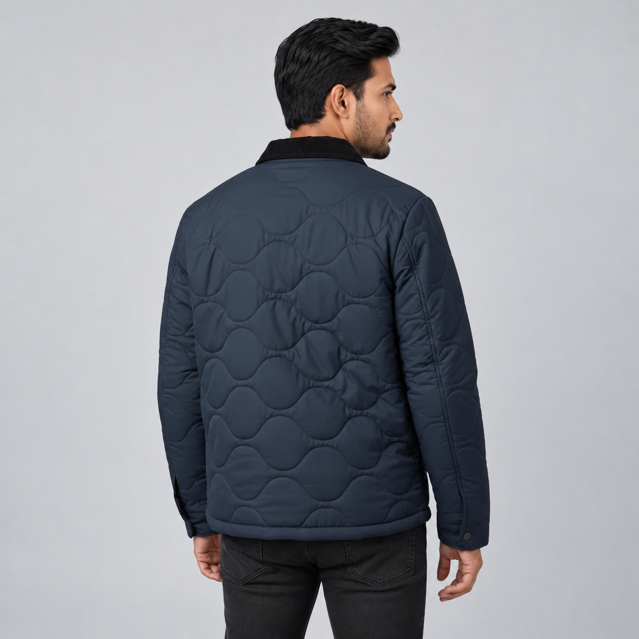 Men's Stylish Premium Padded Jacket Dew Navy